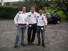 Nicola Cirotto con suo cugino Alessio De Moro e il campione di Rally Sergio Pianezzola